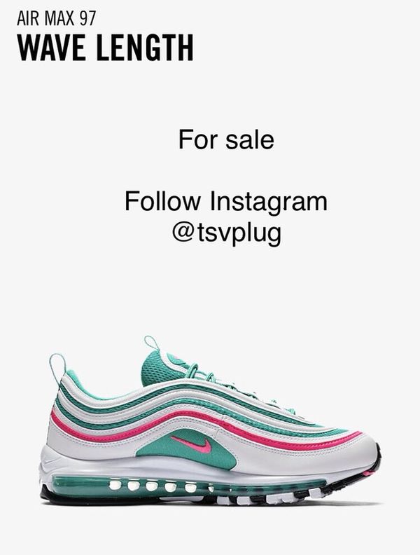air max 97 wavelength pink and green air max 97 wavelength pink and green