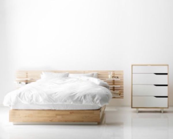 Ikea White Queen Bed image is loading ikea slan soft bed pillow white standard queen Ikea Mandal Queen Bed Frame Headboard And Dresser Ikea White Queen Bed ikea leirvik bed frame white queen size iron metal country style Ikea Mandal Queen Bed Frame Headboard And Dresser