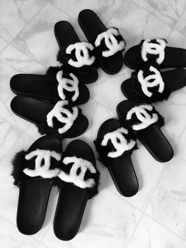 how to make chanel fur slides