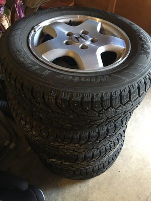 Studded snow tires for honda element
