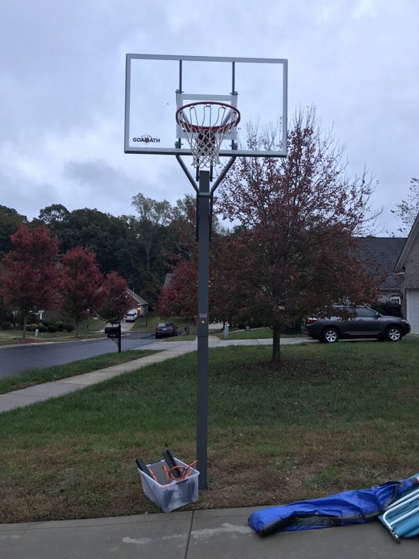 Goaliath 54" Inground Basketball Hoop (Sports & Outdoors) in Matthews, NC