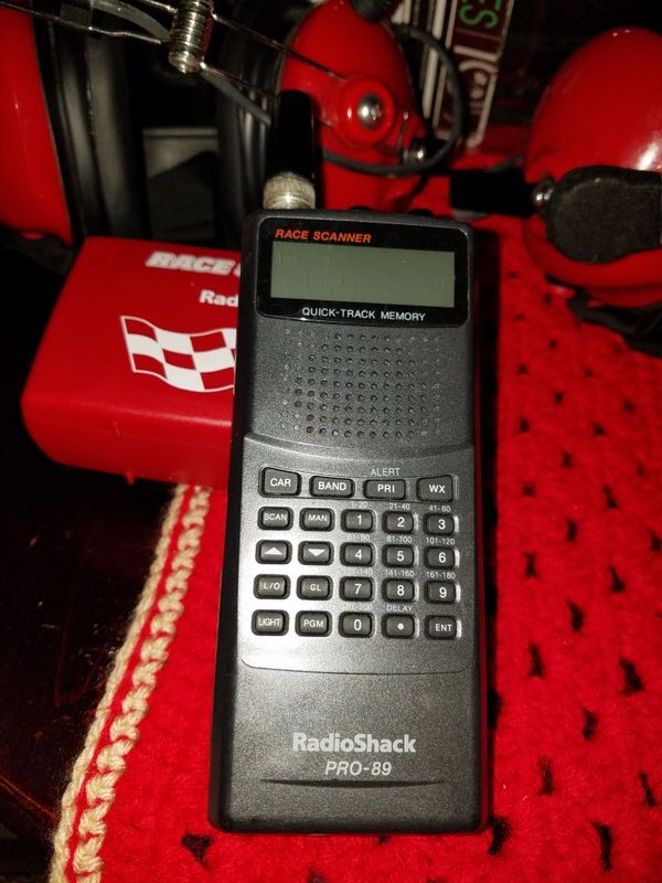 LOWERED PRICE!! Radio shack Race Scanner and with Clear