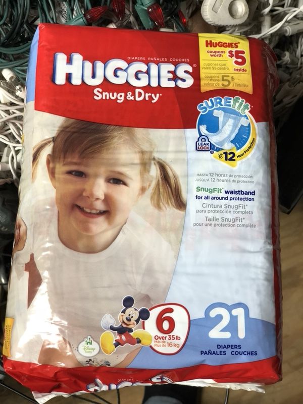 huggies snug dry size 6 baby kids in belmont ca offerup huggies snug and dry size 6