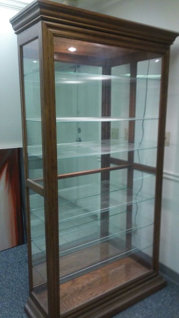Curio Cabinet Lighted Philip Reinisch 58171 (Furniture) in ...