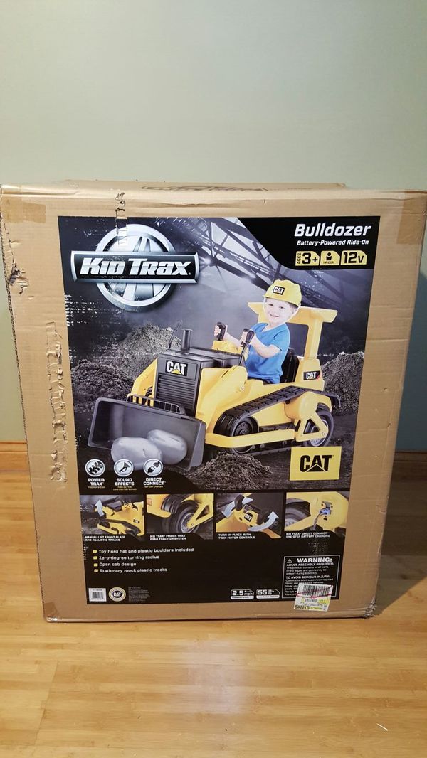 Kid Trax CAT Bulldozer 12Volt BatteryPowered RideOn (Games & Toys