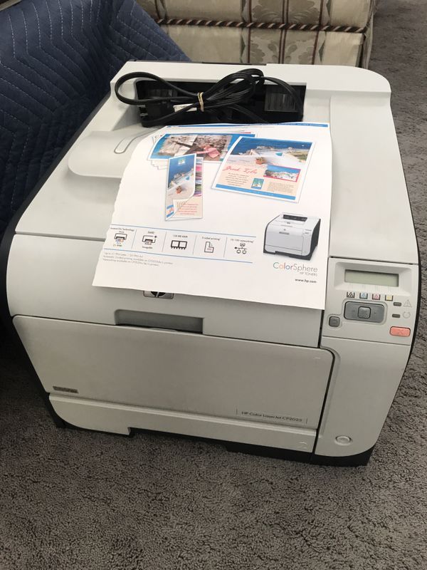 HP Color LaserJet CP2025 Printer Good Working Condition W Used Toner   49025bcdbbef4847b24994b4293fe7c5 