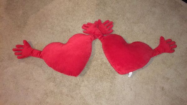 Heart Shaped Pillow (IKEA) (Furniture) in Los Gatos, CA