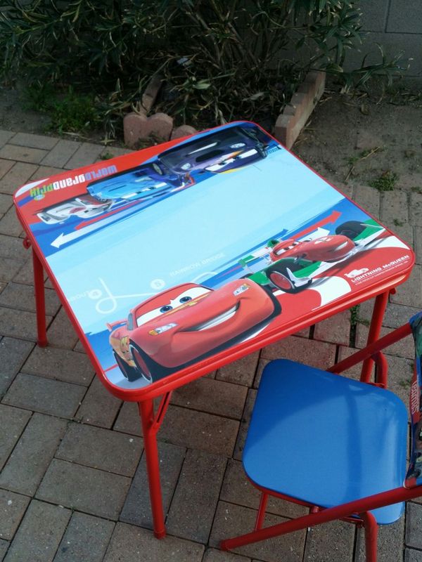 Original Disney Cars Erasable Activity Table Set with Matching Chair ... Original Disney Cars Erasable Activity Table Set with Matching Chair ...