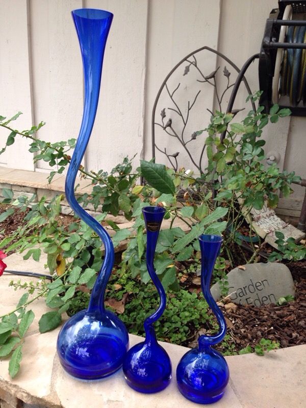 MakoraKrosno handmade glass vase (Collectibles) in Yorba Linda, CA